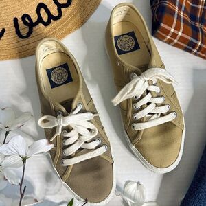 Vintage 80s/90s GAP Slip On Lace Up Fabric Sneakers